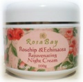 Rosehip and echinacea rejuvenating night cream. A paraben free natural skin care product