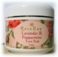 Lavender and peppermint foot rub. A paraben free natural skin care product